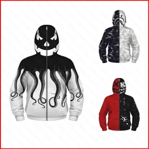 YB1 Cthulhu Mực Cá Mập Cosplay Áo Trẻ Em Mặt nạ Dài Tay Áo Quà Tặng Cho Trẻ Em Halloween BY1