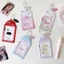 Móc khóa giữ Photocard BRBRAA, Hộp đựng thẻ ID 3 Inch bằng nhựa PVC, Hộp đựng thẻ hoạt hình treo phong cách INS di động cho quà tặng bé gái