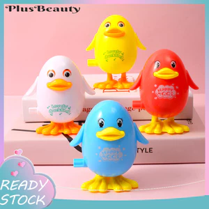 < Pluscloth > Đồ chơi đồng hồ chim cánh cụt đầy màu sắc cho trẻ em - Không cần pin Đồ chơi giáo dục và vui nhộn cho trẻ em và thanh thiếu niên Quà tặng hoàn hảo cho trẻ em Đông Nam Trẻ em dễ thương