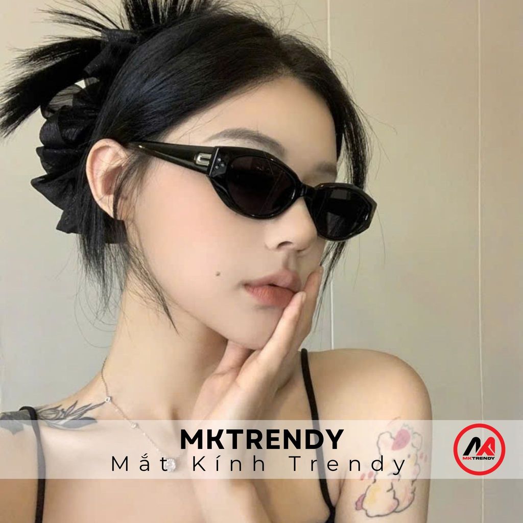 [Võ Hà Linh x MKTRENDY] Kính râm mắt mèo T1 chống tia UV tặng túi đựng kính khăn lau kính