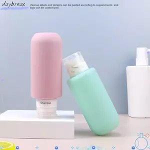 DAYBREAK 200ml Chai rỗng Gel tắm Rửa tay Ống đóng chai phụ có thể đổ lại di động