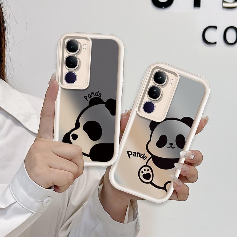 Ốp Lưng Cho VIVO Y19S Pro Y29 4G Hoạt Hình Silicon Mềm TPU Panda Angel Eye Vỏ Điện Thoại Chống Sốc