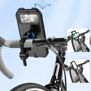 E-WOITD Xe Đạp Giá Đỡ Điện Thoại Xe Máy Chống Thấm Nước Giá Đỡ Tay Cầm Gắn Màn Hình Cảm Ứng 360° Giá đỡ điện thoại xe đạp xoay E-WOITD