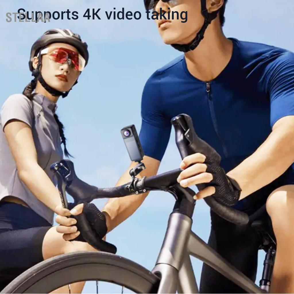 stellaa Camera ASHATA 4K Hành động góc cực rộng với ống kính xoay 270 độ Màn hình 1,97 inch Ổn định EIS IP65 Chống nước để vlogging Thể thao Trượt tuyết Đi bộ đường dài