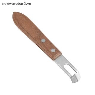 [Mới] 1 Máy gọt vỏ chanh bằng thép không gỉ Dụng cụ gọt vỏ trái cây chống ăn mòn Thân thiện với môi trường Tay cầm bằng gỗ chống rỉ Dụng cụ nhà bếp Paring.