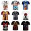 Áo thun unisex họa tiết 3D Dragon Ball, cổ tròn tay ngắn, thiết kế thời trang và thoải mái