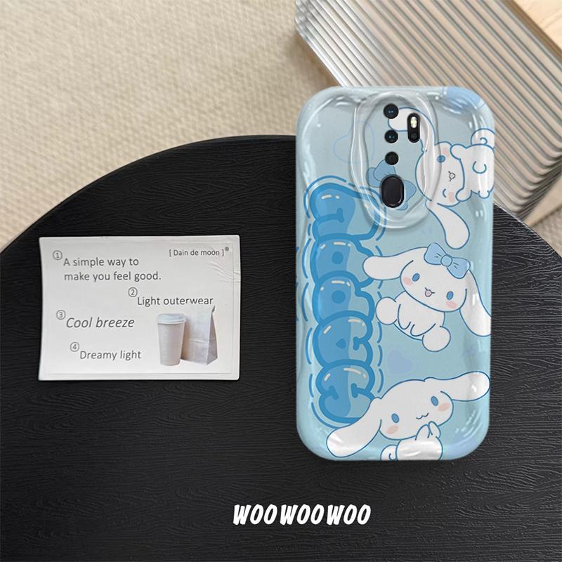 Ốp Lưng Cho OPPO A9 2020 A5 2020 Phim Hoạt Hình Kem Sanrio Cặp Đôi Mềm TPU 3D Sóng Silicon Vỏ Điện Thoại