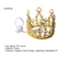 Vương miện thú cưng lấp lánh có thể điều chỉnh với kim cương giả – Tiara dễ thương cho mèo Chó nhỏ Dây rút Mũ tiệc Cosplay Đạo cụ ảnh hoàn hảo cho thú cưng Đông Nam Á cho mèo