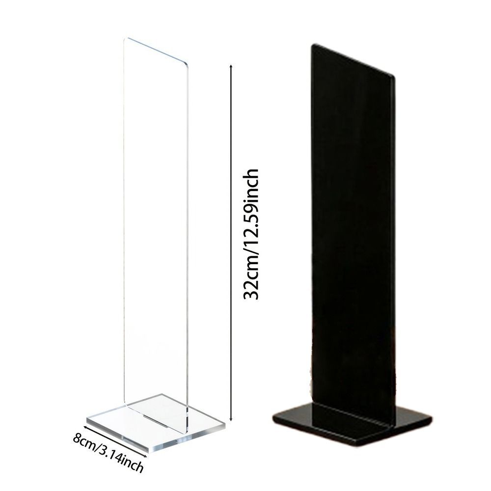 Bảng ghi chú Acrylic DONOVANQQ để bàn, nhắc nhở bên màn hình trong suốt có thể tháo rời, bảng lịch để bàn khô xóa được, hiển thị dọc màn hình máy tính