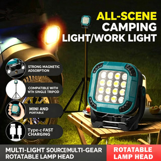 Đèn cắm trại mini dùng móc khóa, tiện lợi cho chuyến đi ngoại thành