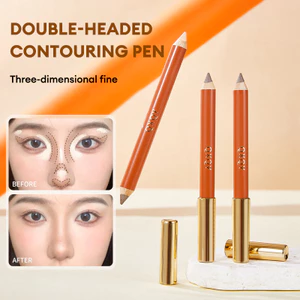 【Roshy】lâu trôi Bút kẻ viền mắt hai đầu tạo khối chính xác kết hợp highlight và shadow trong một sản phẩm.