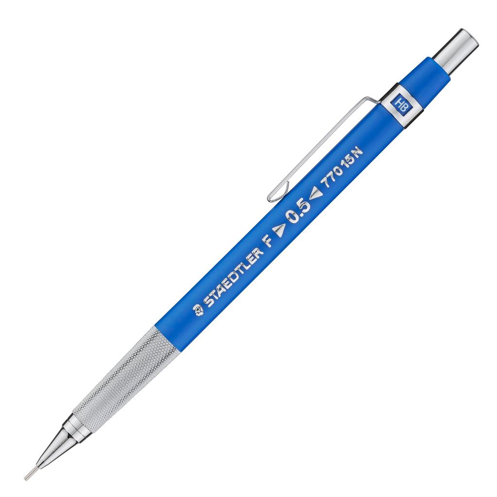 STAEDTLER 770 But Chi Co Khi/Grip Kim Loai Caro/Ong 4mm/0.3 0.5 0.7 0.9mm/4 Kich Co/Duc
