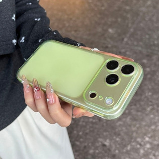 IPhone 17 16 15 14 13 12 11 Pro Max Nguyên Bản Silicon Mềm TPU Vỏ Mỏng Trong Suốt Mờ Mặt Sau Chống Sốc Vỏ Bảo Vệ Cửa Sổ Lớn