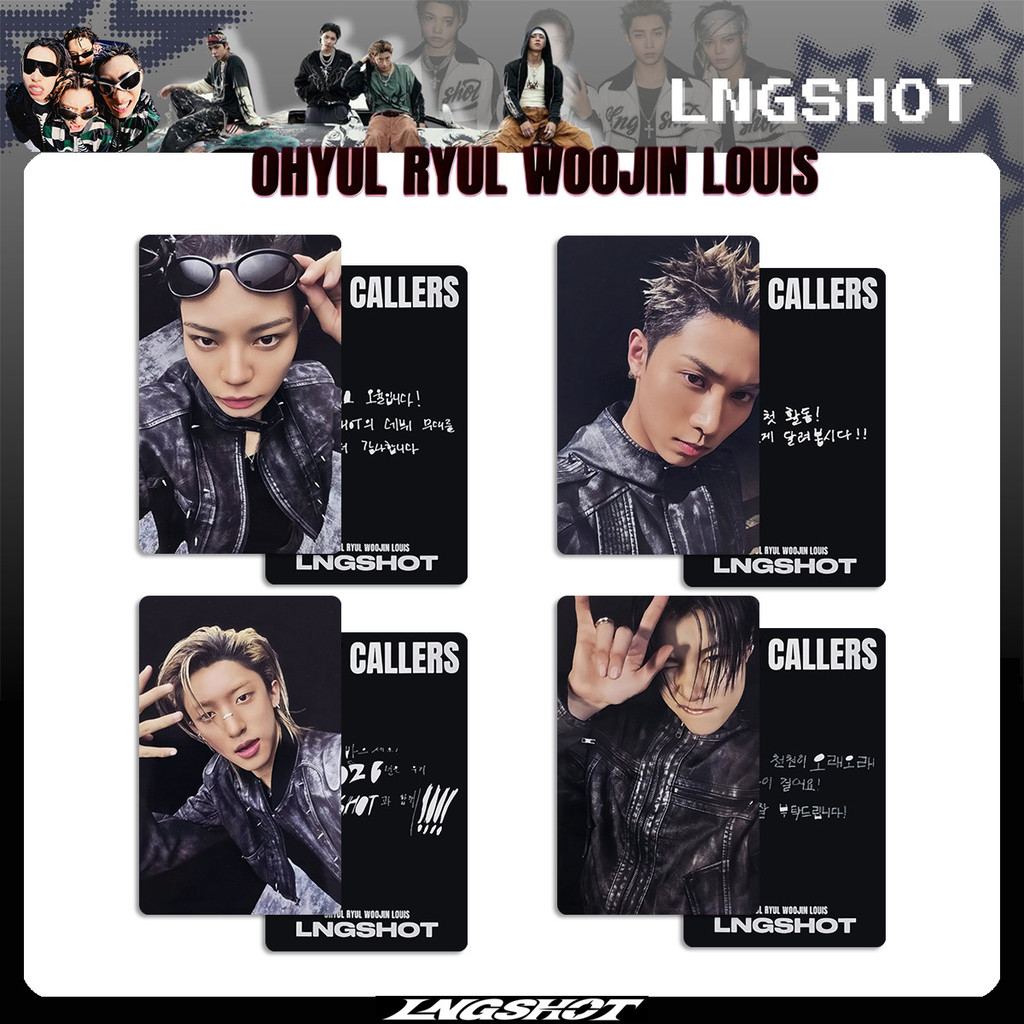4 Ngày tập luyện LNGSHOT CALLERS Album Lomo Cards Photocards