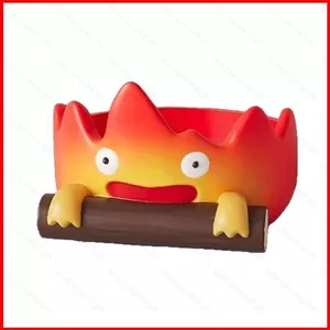 ST2 Hoạt Hình Calcifer Cháy Khay Bảo Quản Cửa Chìa Khóa Xe Ô Tô Điều Khiển Từ Xa Hộp Bảo Quản Trang Trí Nhà TS2