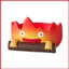 ST2 Hoạt Hình Calcifer Cháy Khay Bảo Quản Cửa Chìa Khóa Xe Ô Tô Điều Khiển Từ Xa Hộp Bảo Quản Trang Trí Nhà TS2