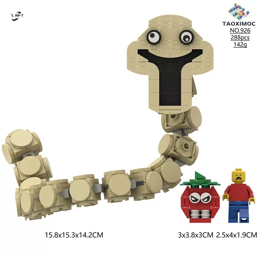 Subnautica Deep Sea Trek Building Blocks - Sea Eater Leviathan Model Game Ngoại vi