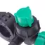 1Pc Chủ đề bên ngoài Quạt nông nghiệp Hình ing Vòi phun có thể điều chỉnh cho ống nông nghiệp Tưới vườn