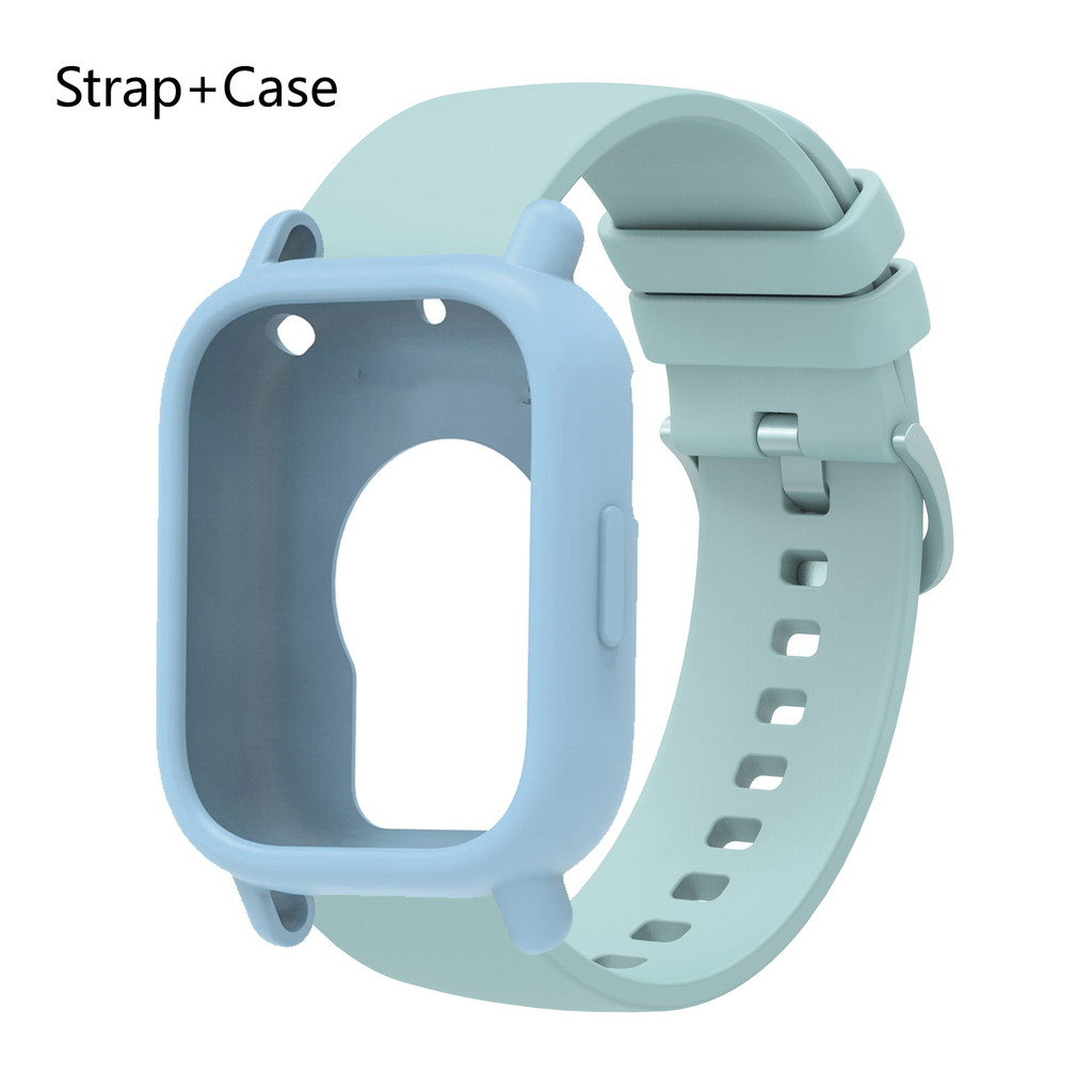 Dây đeo silicon + vỏ cho Redmi Watch 5Active / 5Lite vỏ bảo vệ vòng đeo tay thể thao