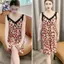 Mùa Hè 2025 Sling Váy Ngủ Nữ Băng Lụa Mỏng Phong Cách Thời Trang Giảm Tuổi Rời Kích Thước Lớn Bộ Đồ Ngủ Ngọt Ngào