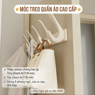 Thép Carbon Trên Cửa Móc Giá Chịu Lực Treo Tường Áo Mũ Túi Móc Treo Cửa Tủ Bếp