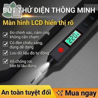 Bút kiểm tra điện áp kỹ thuật số thông minh LCD NCV Máy dò dây Breakpoint Báo động pha liên tục Đèn LED