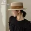 Nhíp Flat Top Hat thời trang Nhật Bản cho nữ, phù hợp đi biển