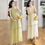 Trang phục bà bầu mùa hè - Váy dáng rộng dễ thương