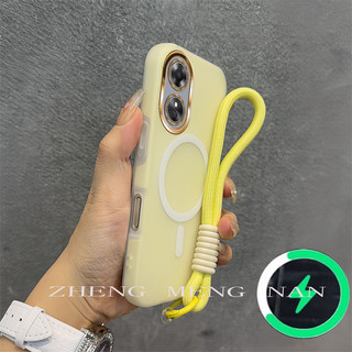 Thích hợp cho OPPO A17 A17K A97 5G A60 Ốp điện thoại di động có dây đeo vỏ mềm chống rơi TPU 0046