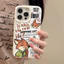 Ốp Lưng Cho Iphone 17 16 11 15 13 12 14 Pro Max 7 16 8 15 14 6 6s Plus 17AIR Phim hoạt hình bìa thỏ cáo dễ thương