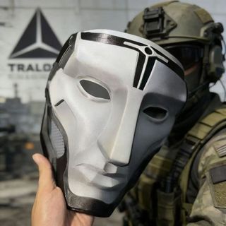 [Mặt nạ] Delta Army Warden Ghost Heros Mask Game Cùng phong cách có thể đeo Đạo cụ cosplay 260428
