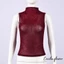 Áo lưới nữ Áo lưới cổ rùa không tay trang trí thạch anh Slim Fit Áo Vest mùa hè