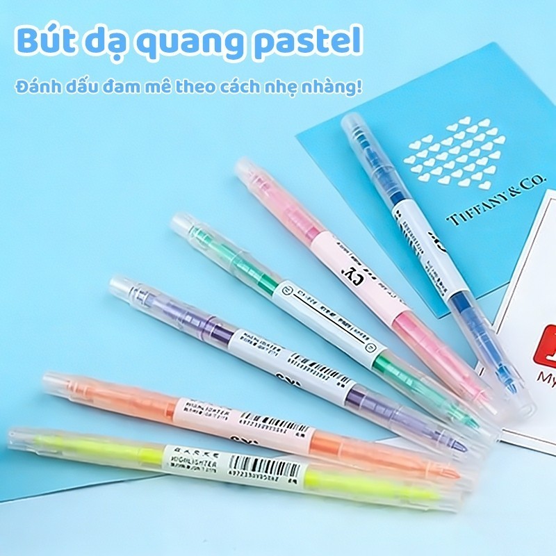 Bút Highlight Bút Dạ Quang Học Sinh Giá Rẻ - Bút Đánh Dấu Bộ Nhiều Màu Đẹp Cho Bullet Journal