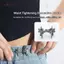 AqToCna Có Thể Điều Chỉnh Eo Bule Chữ Thập Hình Ngôi Sao Quần Quần Jeans Nút Kim Loại Có Thể Tháo Rời Nút Thắt Lưng Quần Áo Phụ Kiện AqToCna