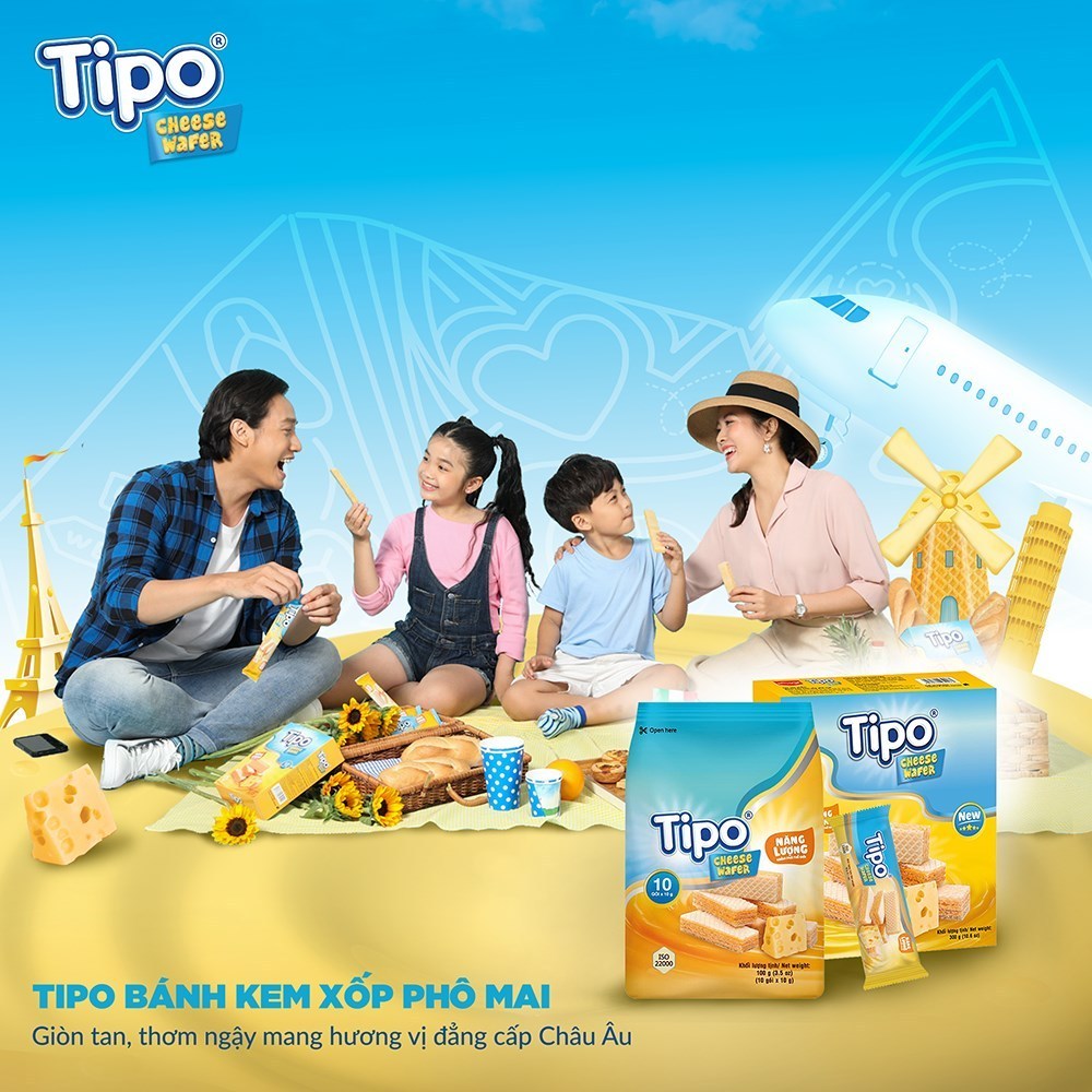 Bánh Tipo Kem Xốp Vị Phô Mai 300g Hữu Nghị