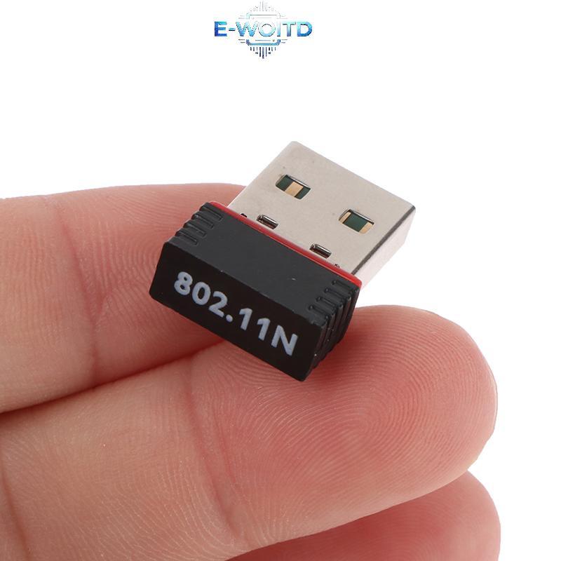 E-WOITD Mini USB Wifi Adapter 802.11n Ăng-ten 150Mbps USB Không Dây Thu Dongle Card Mạng Bên Ngoài Wi-Fi Cho Máy Tính Để Bàn Laptop E-WOITD