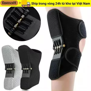 ESSENCEH Tăng cường bảo vệ đầu gối, Thiết bị hỗ trợ đầu gối chống trượt thoáng khí, có thể điều chỉnh với Nẹp đầu gối lò xo hồi phục mạnh mẽ