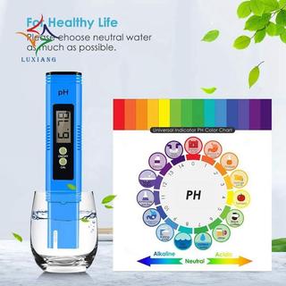 [luxiang.vn] Máy kiểm tra Ph cầm tay cho nước, Bút PH phạm vi kiểm tra 0-14 PH, Bộ dụng cụ kiểm tra nước để uống nước