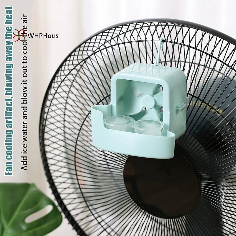 < WHPHous-t > 1 Bộ Dụng Cụ Làm Mát Quạt Treo Với 4 Cốc Đá Qui Quạt Làm Mát Phụ Kiện Làm Mát Di Động Thêm Đá Viên Bộ Dụng Cụ Quạt Nhà Đẹp