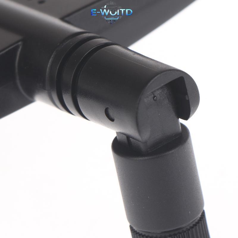 E-WOITD 1 Cái Tăng Cao 8dBi Bộ Định Tuyến Bên Ngoài Tăng Cường Tín Hiệu Định Hướng Trên Không 2.4GHz Wifi Wlan Ăng Ten MIMO Không Dây E-WOITD