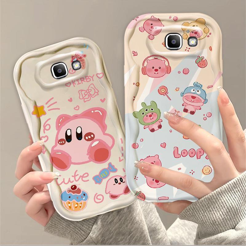 Thích hợp cho Samsung J7 Prime ON7 2016 Bảo vệ 3D TPU mềm Loopy Kirby Vỏ điện thoại chống sốc
