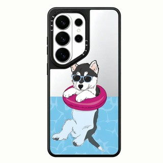 Kính Mát Từ Tính Gương Chó Mèo Cứng Phone Case Dành Cho Samsung Galaxy S26 25 24 23 UItra S26 25 24 23 Plus Vỏ Bảo Vệ Chống Sốc