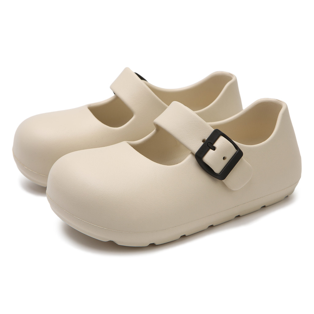 XIXITIAO Mary Jane Sandal Nữ Giày Mùa Hè Thoải Mái Màu Trơn Đế Mềm