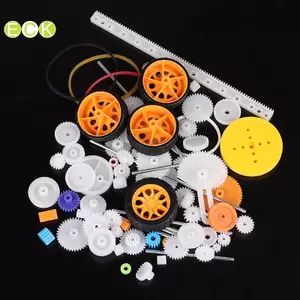 78 chiếc Hộp số đồ chơi robot động cơ bánh răng nhựa DIY phụ kiện mô hình Đẹp