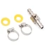 3 / 8 "Dòng áp suất TTFitting Adapter Đồng hồ đo áp suất Thép gai Khóa đẩy T-Fitting Adapter Linh kiện thay thế