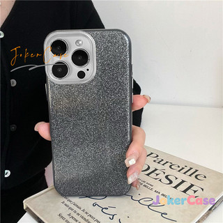 Ốp Lưng Cho IPhone 16 11 15 17 13 14 12 Pro Max 7 8 15 16 Plus air X XR XS Max Phấn phủ lấp lánh sang trọng tối giản