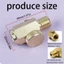 ONE Nâng cấp Van điều khiển lưu lượng không khí bằng đồng với 1 sợi 4 Inch cho dụng cụ khí nén