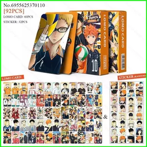 HT3 92 Cái / bộ Haikyuu!! Hinata Shoyo LOMO Thẻ Dán Tobio Kageyama Anime Bưu Thiếp Bộ Sưu Tập TH3