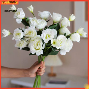 Linh hồn| Hoa nhân tạo Lisianthus Cột hoa có thể điều chỉnh 27