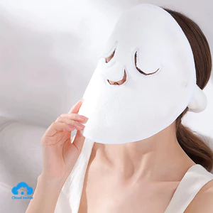 Khăn chườm nóng lạnh tái sử dụng, mặt nạ xông hơi mặt tại nhà, mặt nạ làm đẹp da mặt.